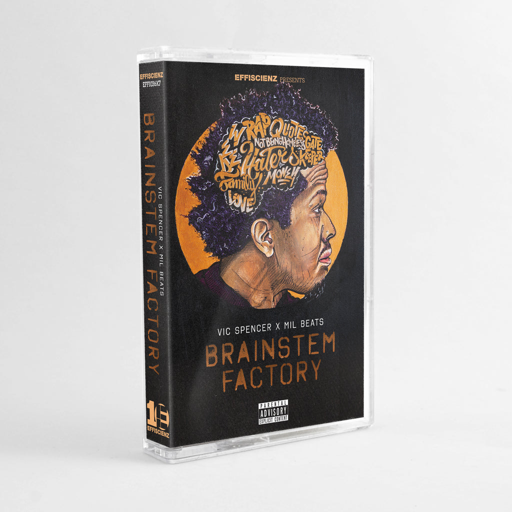 Vic Spencer x Mil Beats "Brainstem Factory" (cassette)