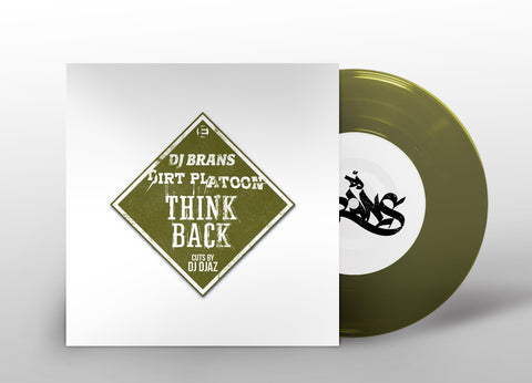 DJ Brans & Dirt Platoon "Think Back" (vinyl 7")